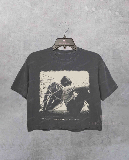 Project Hail Mary Vintage Rocky and Ryland Grace Crop Shirt