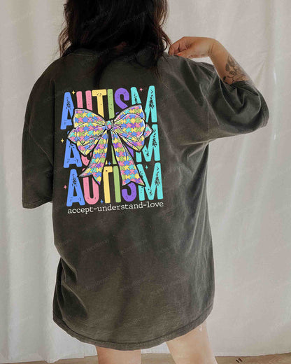 Autism Awareness Bow Tee
