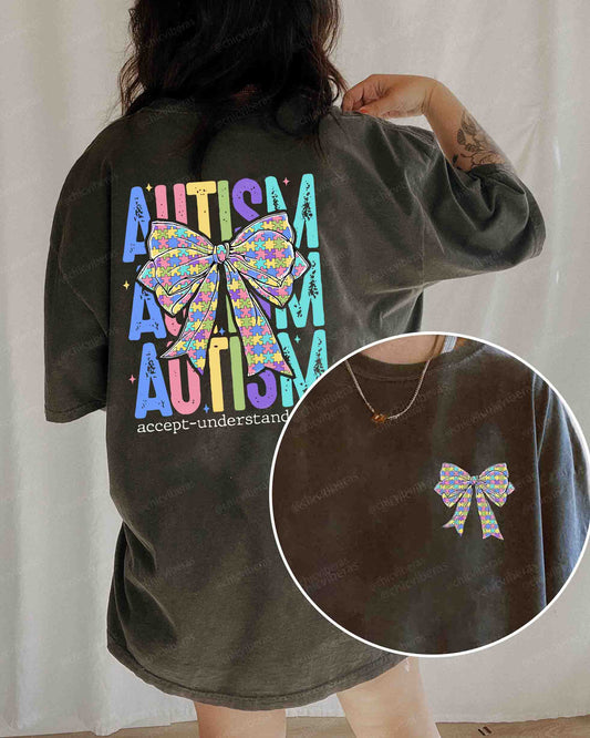 Autism Awareness Bow Tee