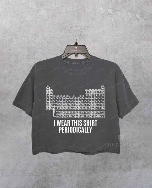 Dr Grace's Periodic Table Project Hail Mary Crop Shirt