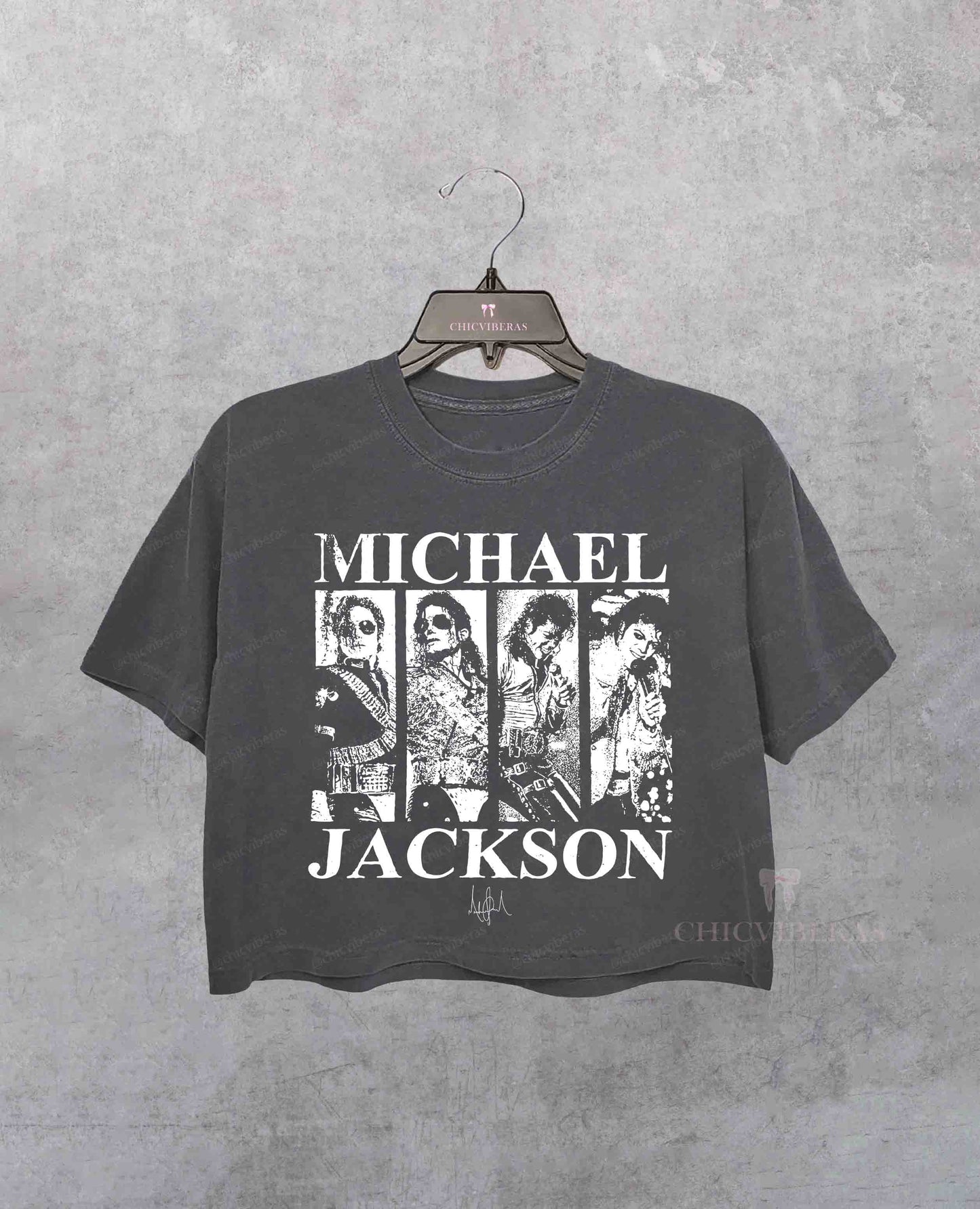 Michael Jackson Legend Vintage Crop Shirt