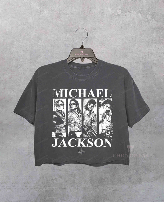 Michael Jackson Legend Vintage Crop Shirt