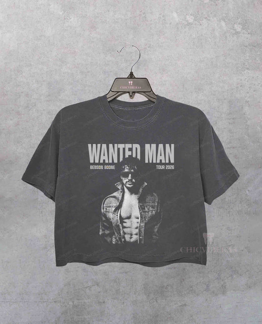 Benson Wanted Man Tour 2026 Crop Shirt