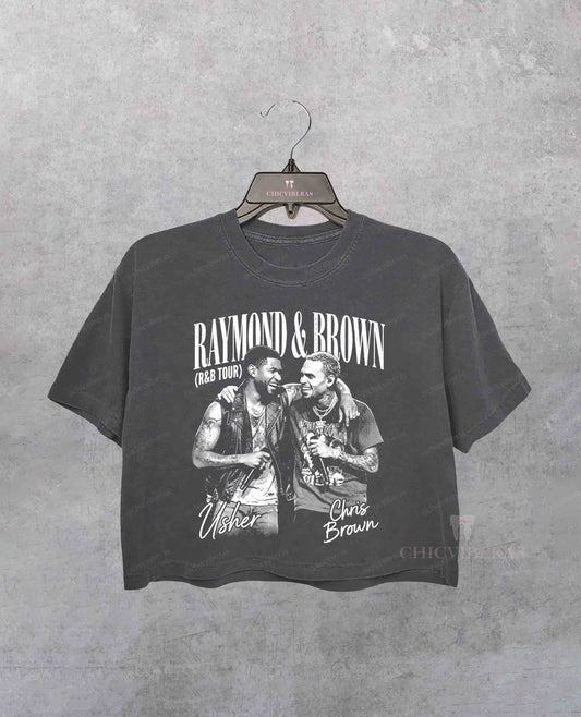 Raymond and Brown R&B Tour Crop Shirt