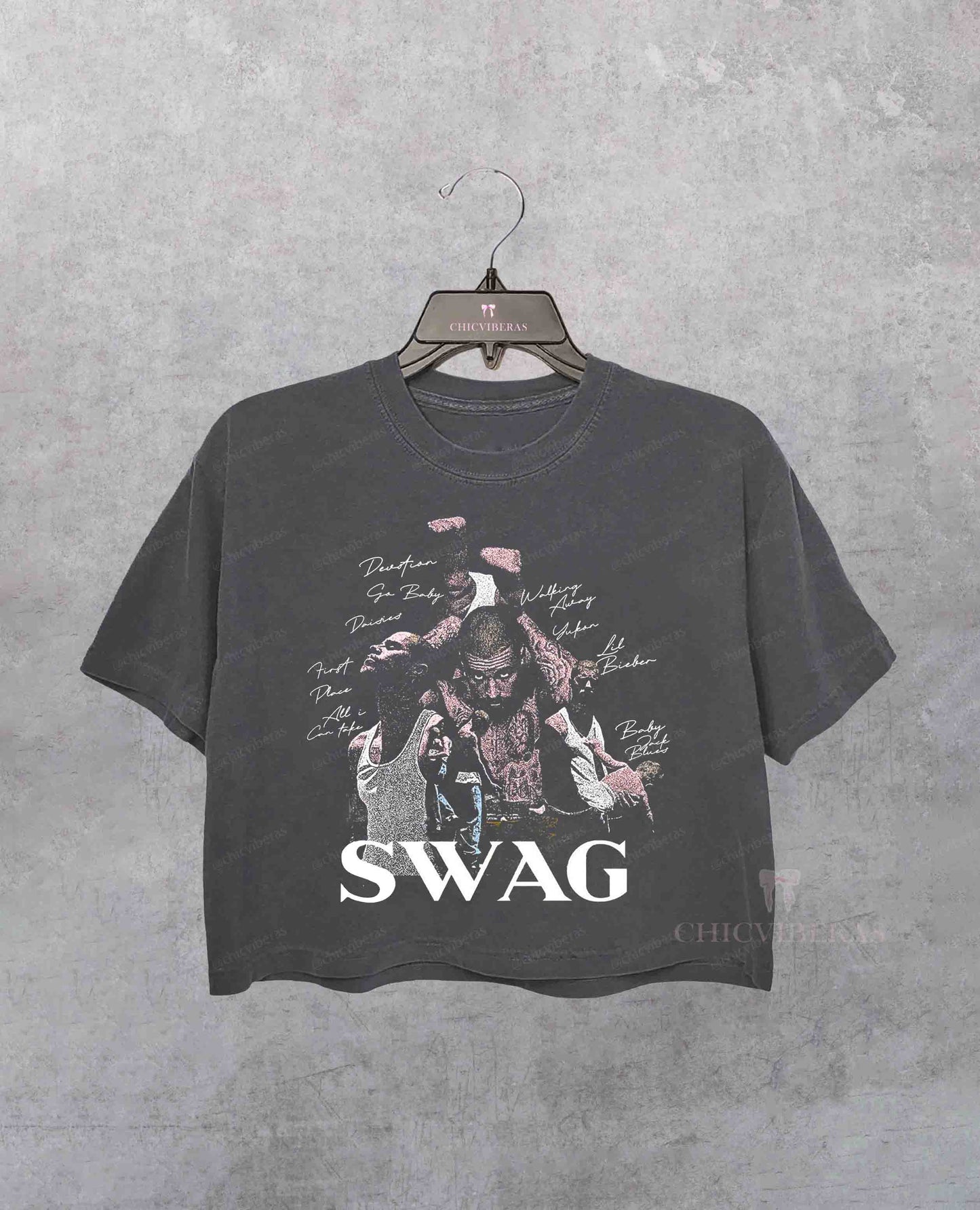 Justin Bieber SWAG Crop Shirt