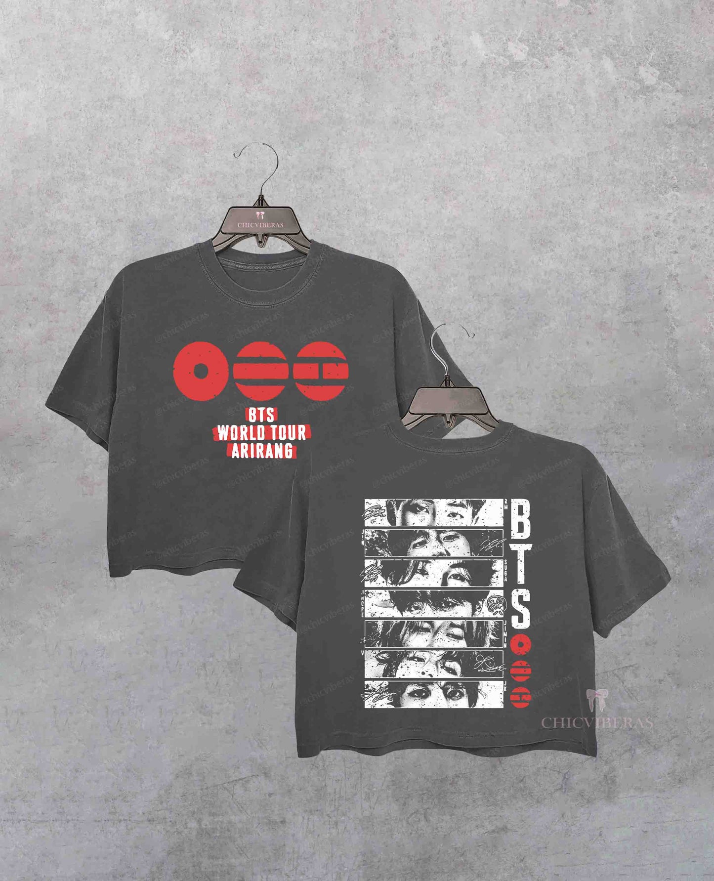 BTS World Tour Arirang K-Pop Crop Shirt