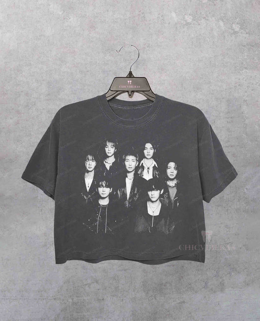 BTS World Tour Arirang K-Pop Fan Crop Shirt