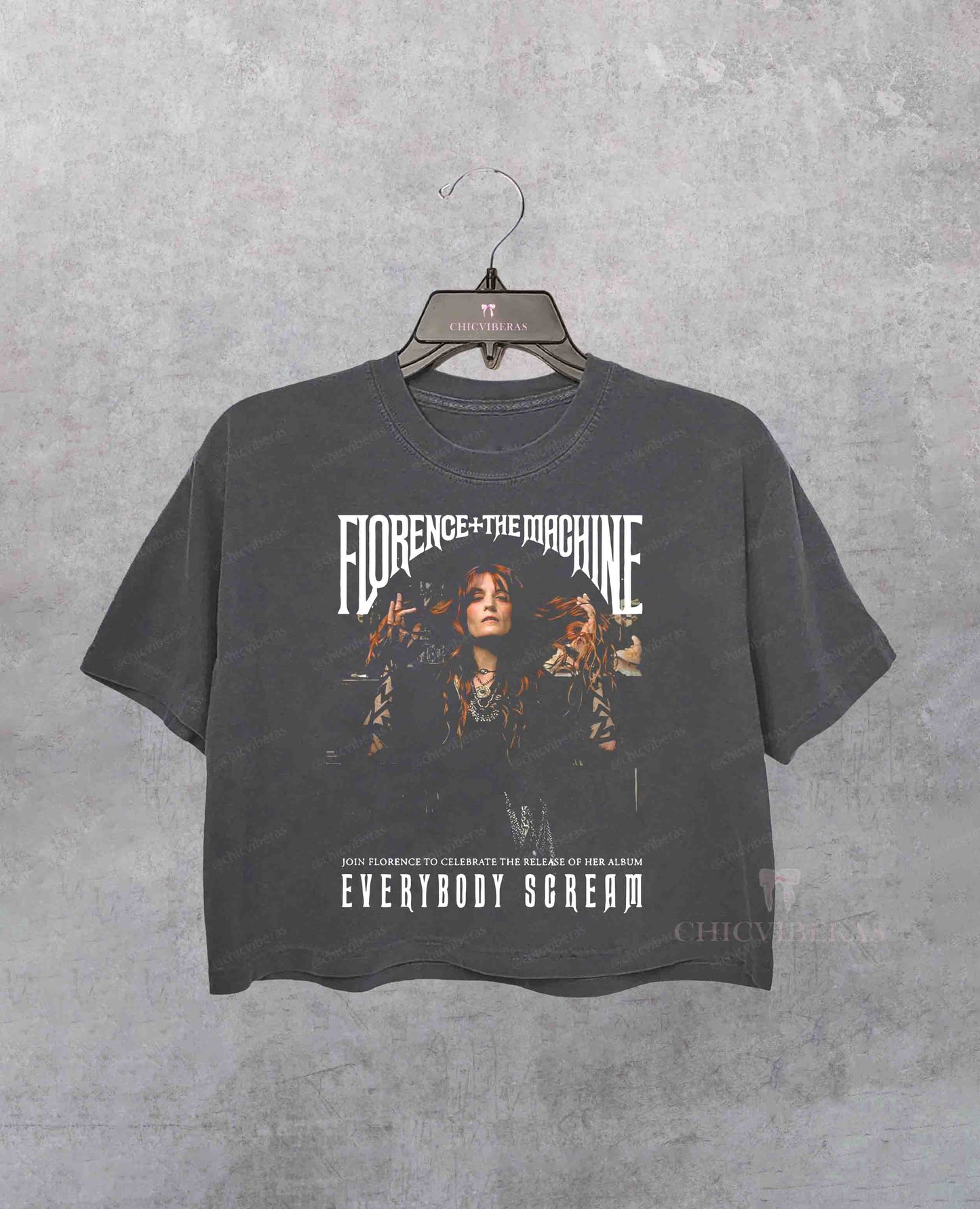 Florence And The Machine Vintage Art Tour Crop Shirt