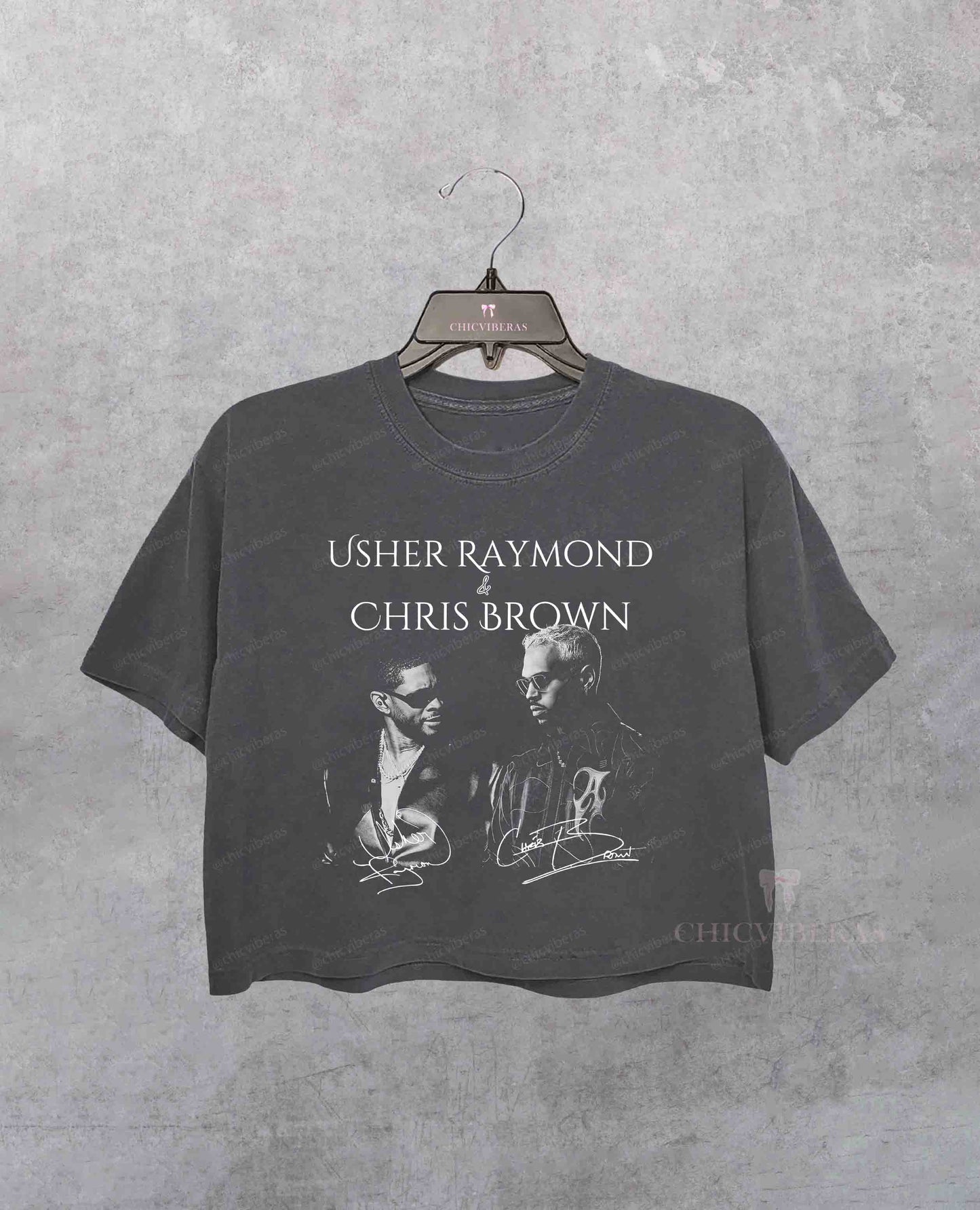 Usher Raymond & Chris Brown Crop Shirt