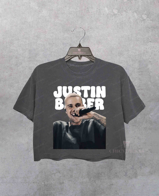 Bieberchella Justin Biebe Pop Music Crop Shirt