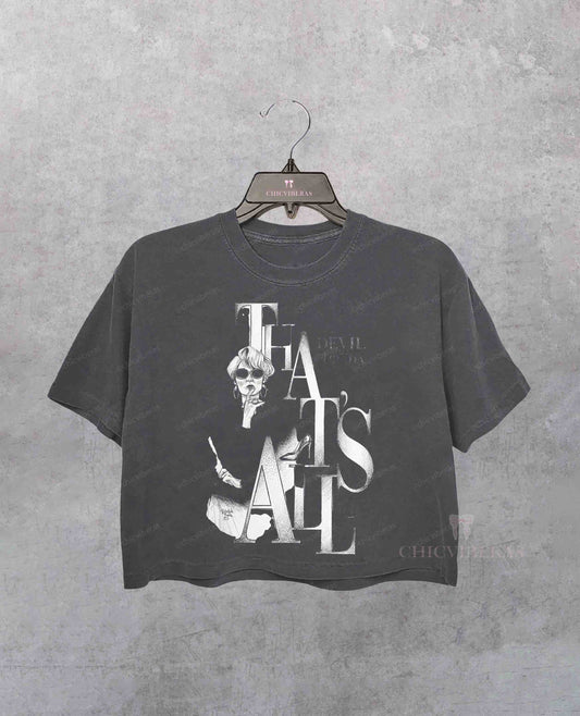 The Devil Wears Prada That’s All Miranda Priestly Crop Shirt