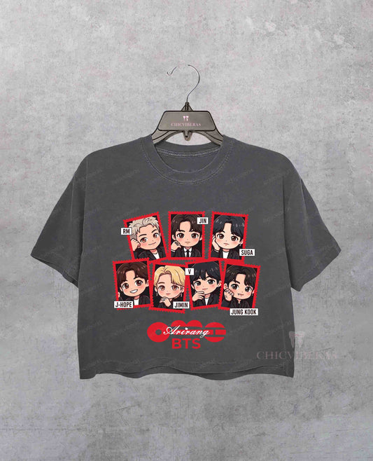 BTS Arirang Bangtan Boys Concert World Tour 2026 Crop Shirt