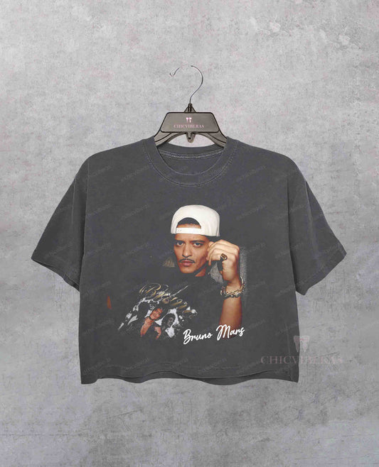 Bruno Mars Vintage Tour Crop Shirt