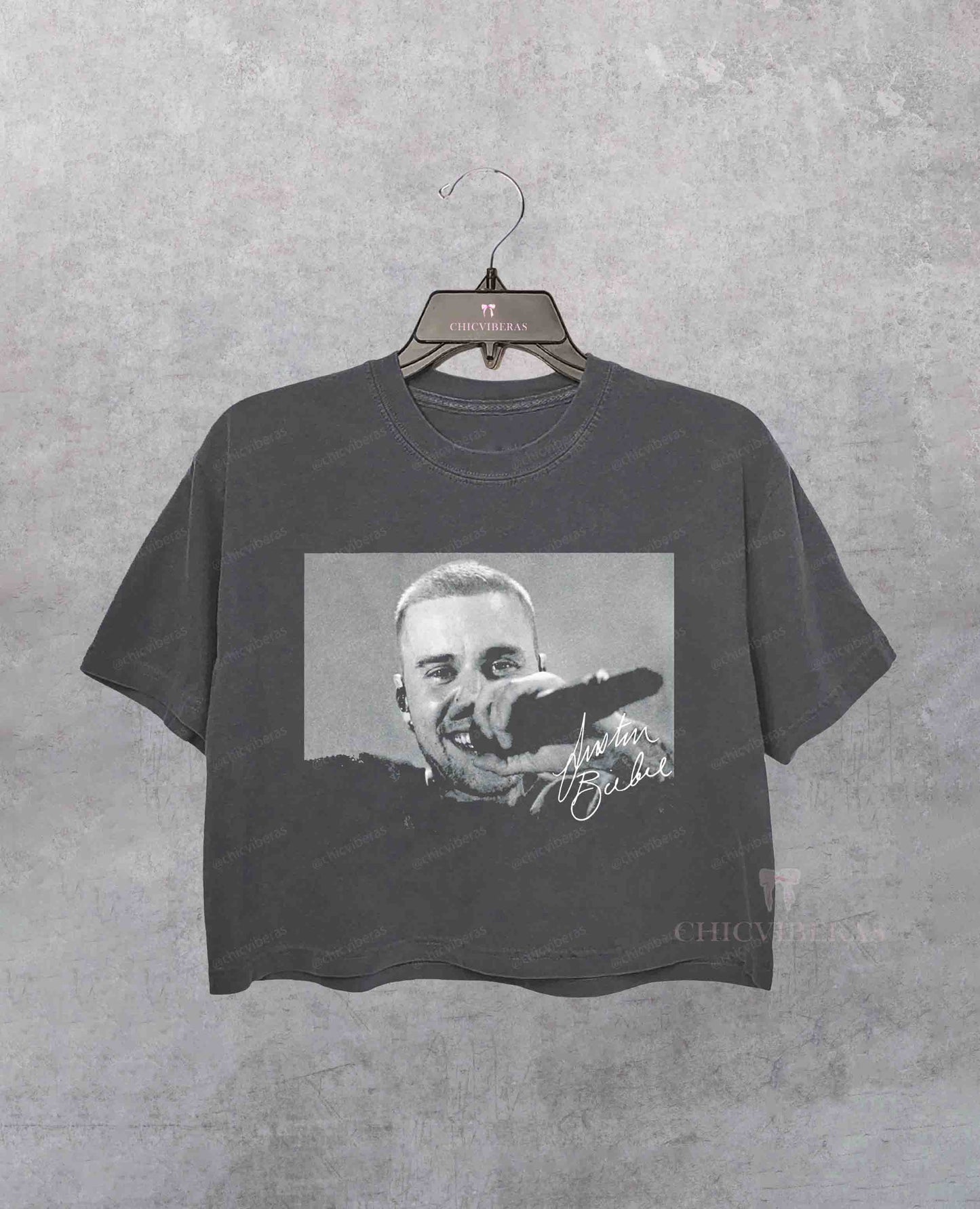 Bieberchella Justin Bieber Coachella Concert Crop Shirt