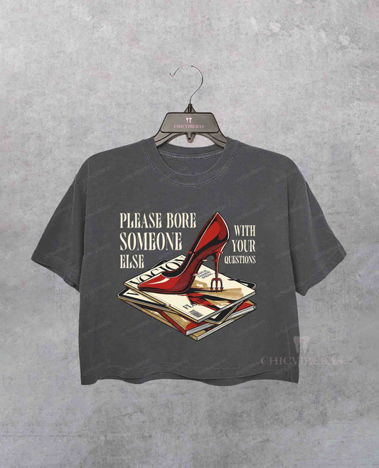 The Devil Wears Prada Fashion Boss Lady Crop Tee