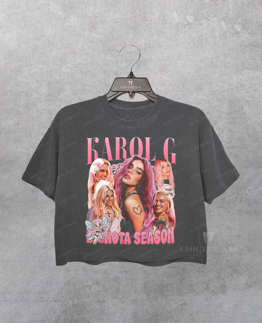 Karol G Latin Music Reggaeton Crop Shirt
