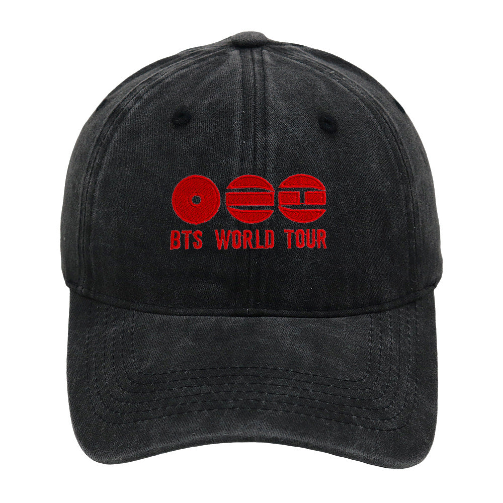 BTS World Tour Washed Cotton Hat