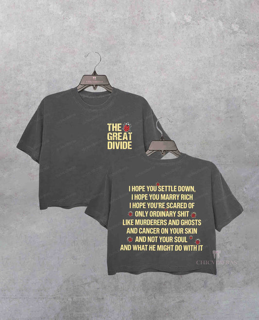 Great Divide Ladybug & Wildflower Folk Music Crop Shirt