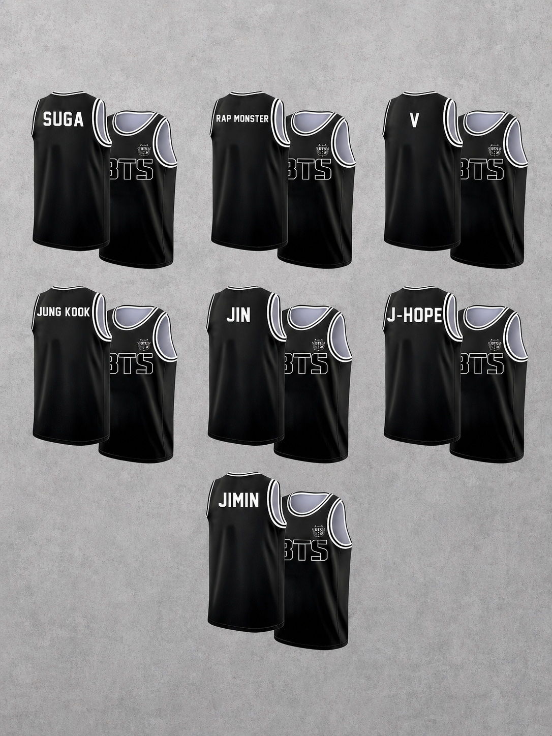 BTS Basketball Jersey