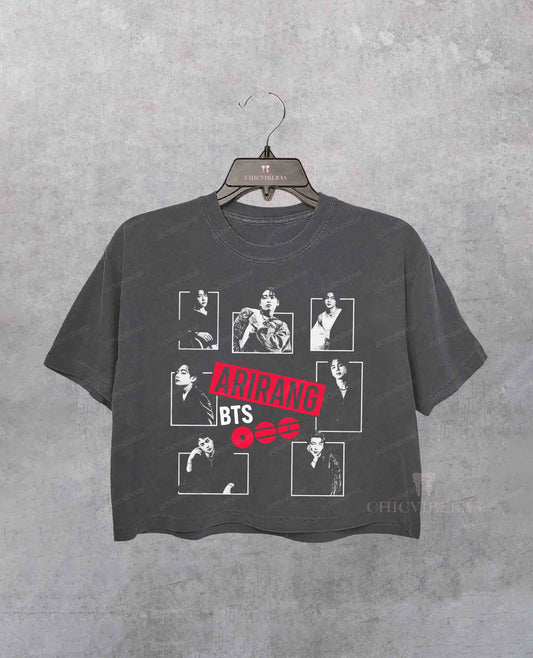 BTS Arirang World Tour 2.0  Crop Shirt