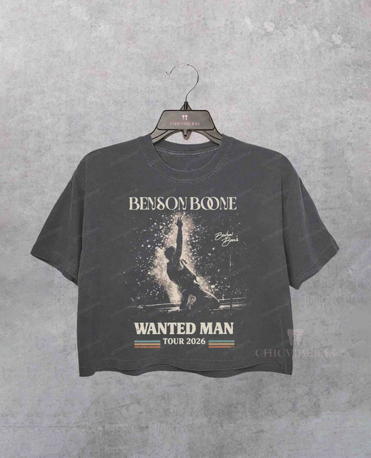 Benson Wanted Man Tour 2026 Concert Crop Shirt