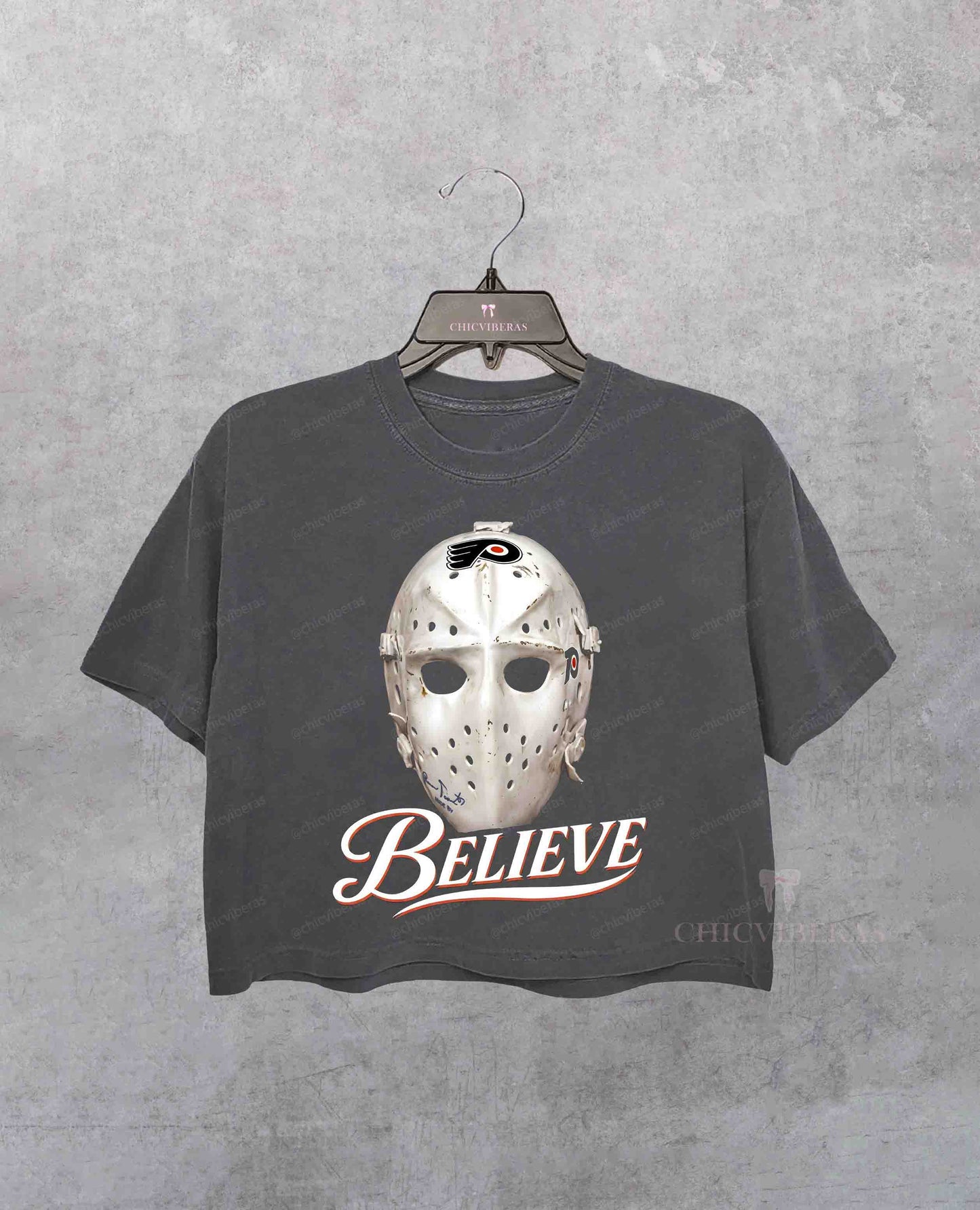 3.8% Believe Hockey Crop Shirt