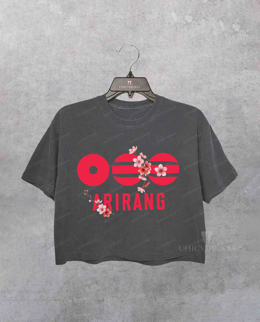 Arirang BTS World Tour 2026 Kpop Crop Shirt