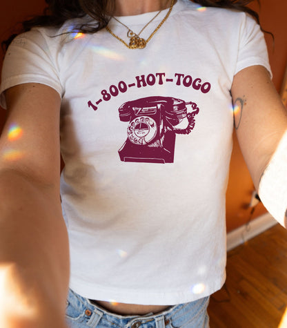 Hot To Go Midwest Princess Y2K Baby Tee