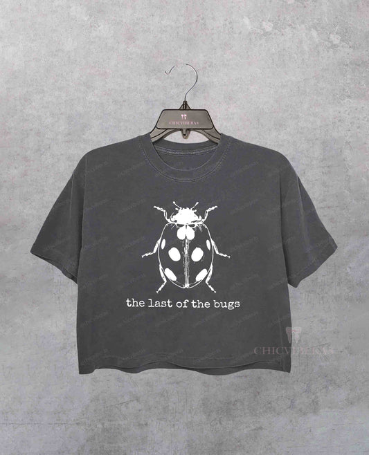 The Last Of The Bugs Lady Bug Print Crop Shirt