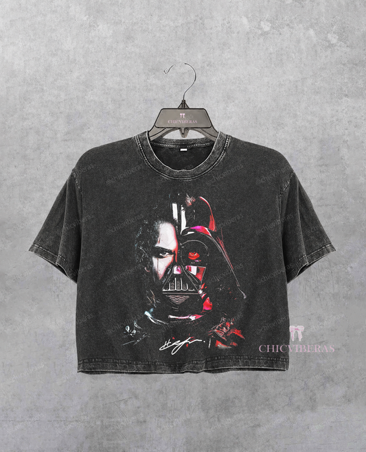 Limited Anakin Skywalker Half Face Crop Shirt
