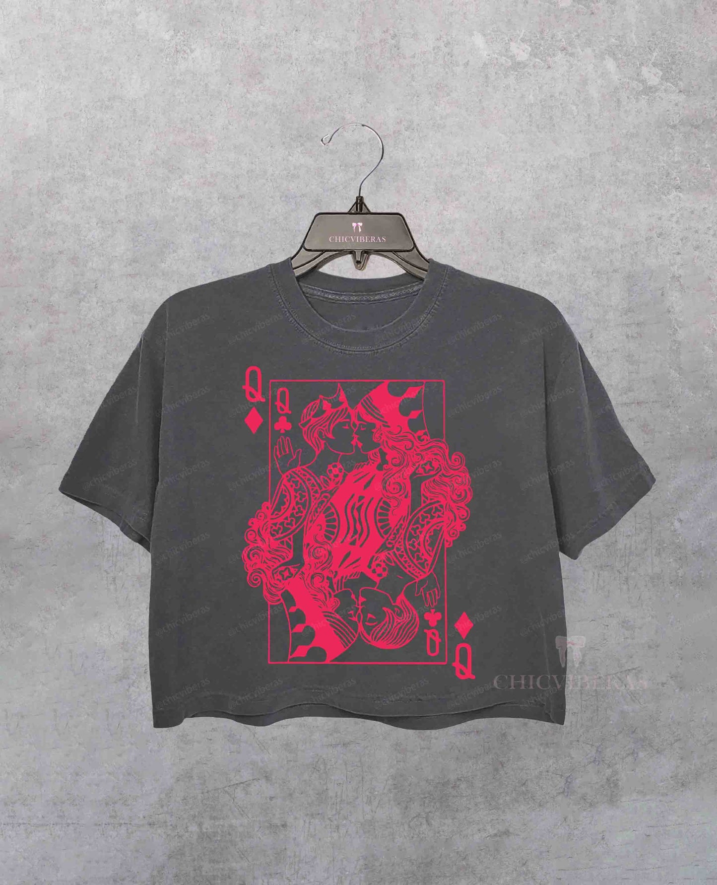 Lesbian Pride Queer Aesthetic Crop Shirt