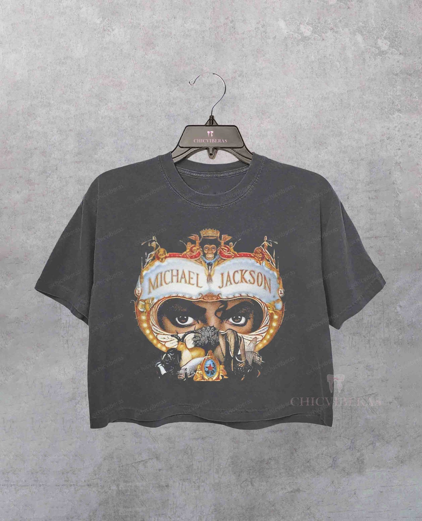Michael Jackson Bad World Tour Crop Shirt