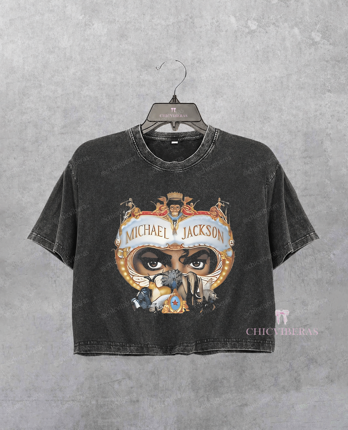 Michael Jackson Bad World Tour Crop Shirt