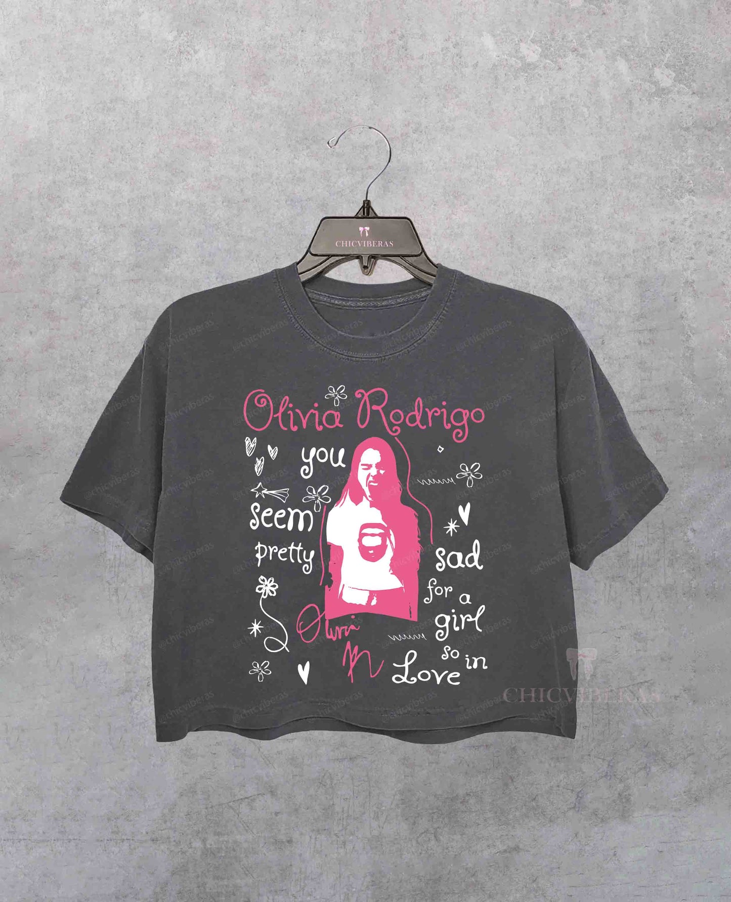 Olivia Rodrigo The Unraveled Tour 2026 Crop Shirt