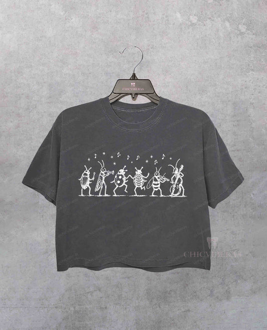 NK Divide Indie Folk The Last Of The Bugs Crop Shirt