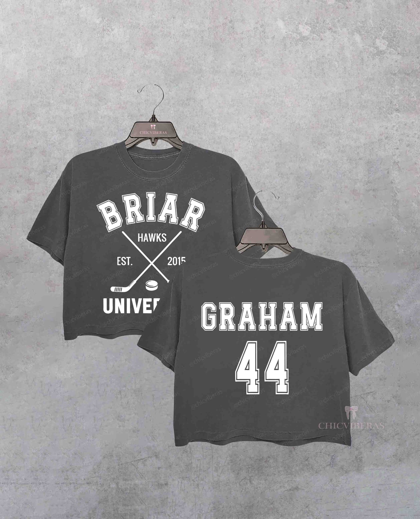 Briar Hockey Off-Campus Hockey Romance Crop Shirt