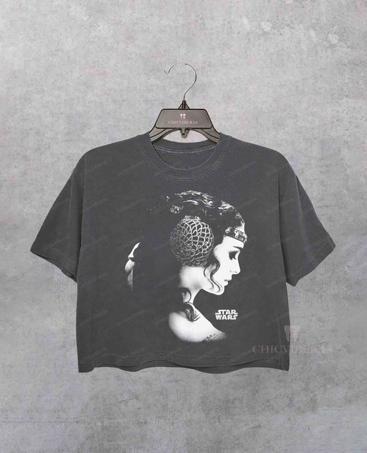 Vintage Padme Amidala Phantom Menace Crop Shirt