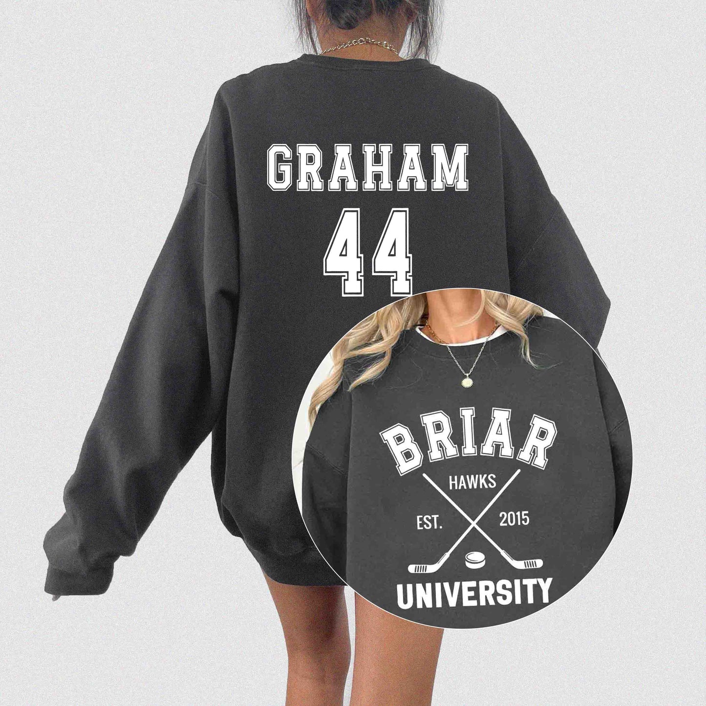 Briar Hockey Off-Campus Hockey Romance Crewneck