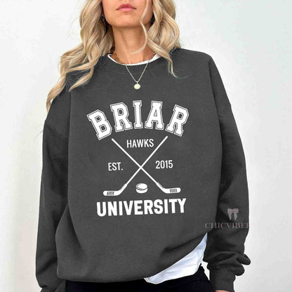 Briar Hockey Off-Campus Hockey Romance Crewneck
