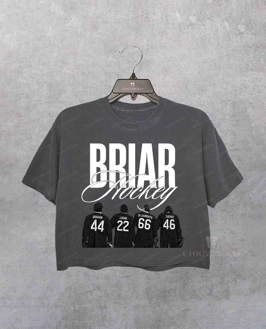 Briar University Hockey Club Off-Campus Crop Shirt