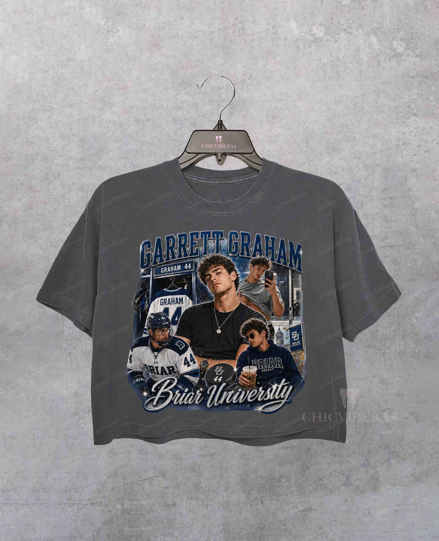 Garrett Graham Briar University Hockey Crop Shirt
