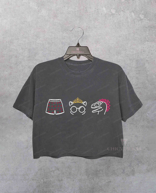 Dungeon Crawler Carl Minimalist  LitRPG Bookish Crop Shirt