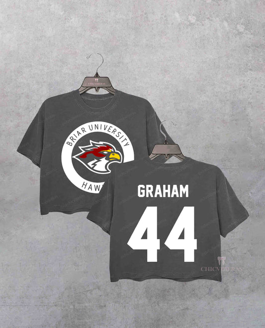 Briar U Graham Hockey Romance  Crop Shirt