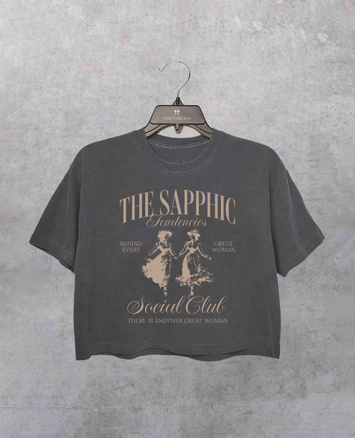 The Sapphic Tendencies Social Club  Crop Shirt