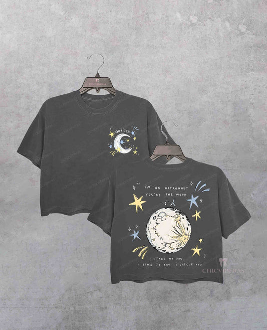 Orbiter NK Lyrics Astronaut Crop Shirt