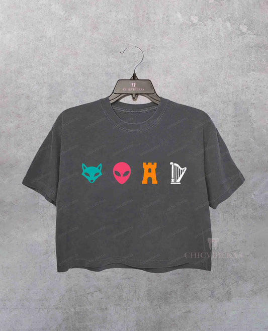 San Antonio Basketball Fan Crop Shirt