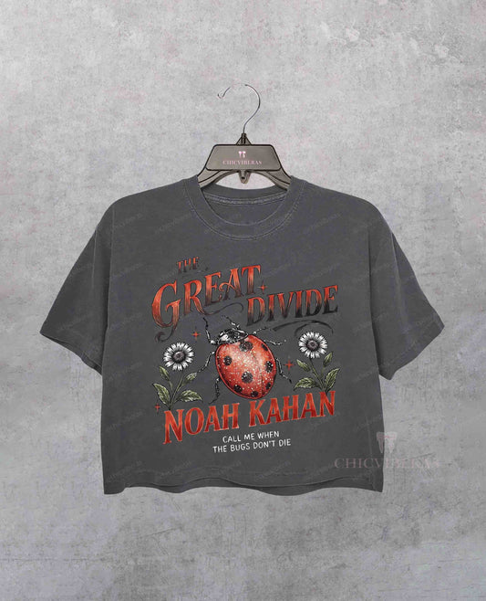 NK Dancing Lady Bugs Nature Aesthetic Crop Shirt