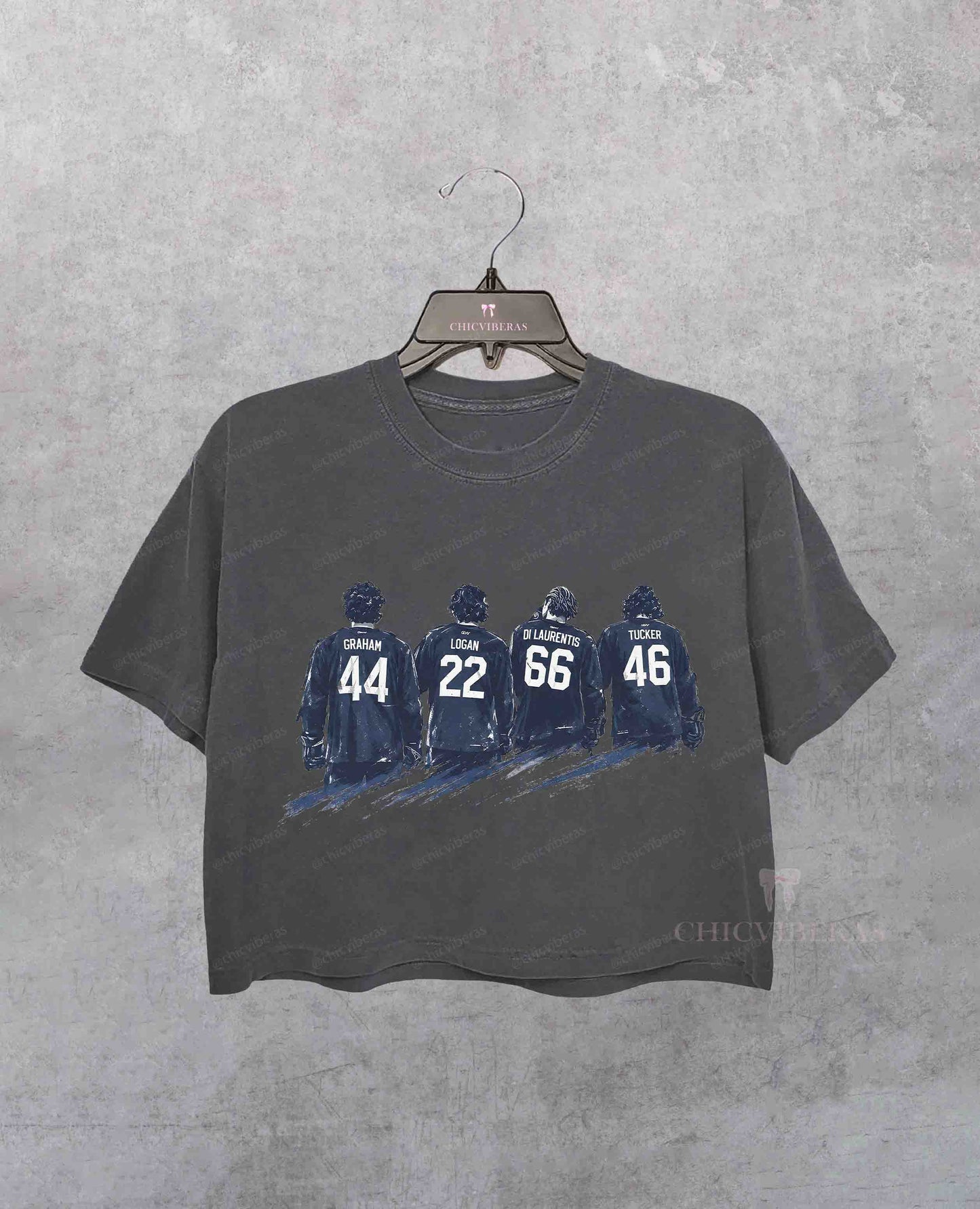 Briar University Hockey Off-Campus Book Fan Crop Shirt