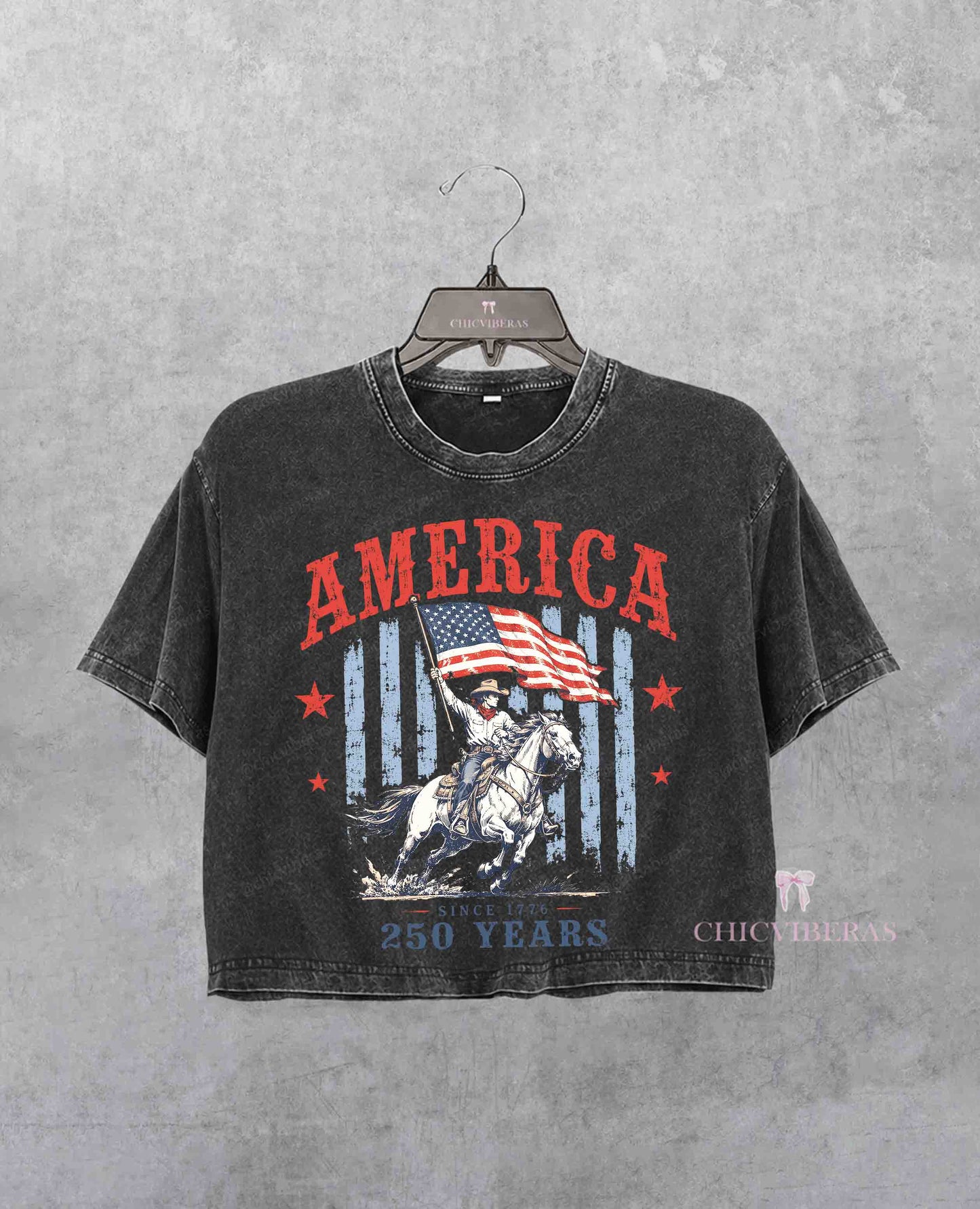 America 250th Anniversary Crop Shirt