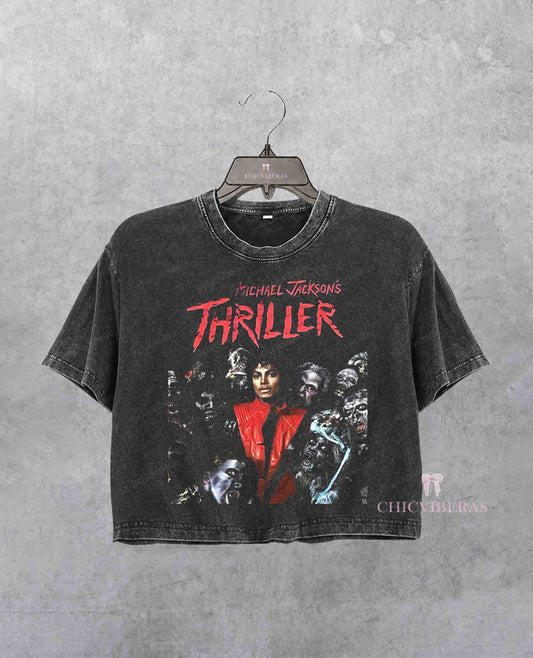 Michael Jackson Thriller Crop Shirt